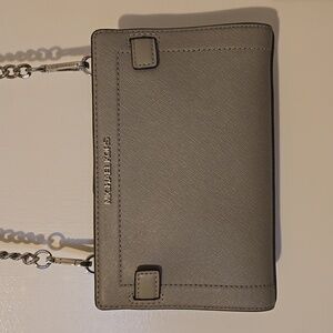 NWOT pearl gray Michael Kors Payne crossbody